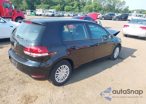 2014 Volkswagen Golf 2.5L z USA, uszkodzony, nr VIN WVWDB7AJ1EW000699